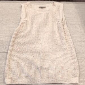 LOFT Speckled Knit Sweater Vest
